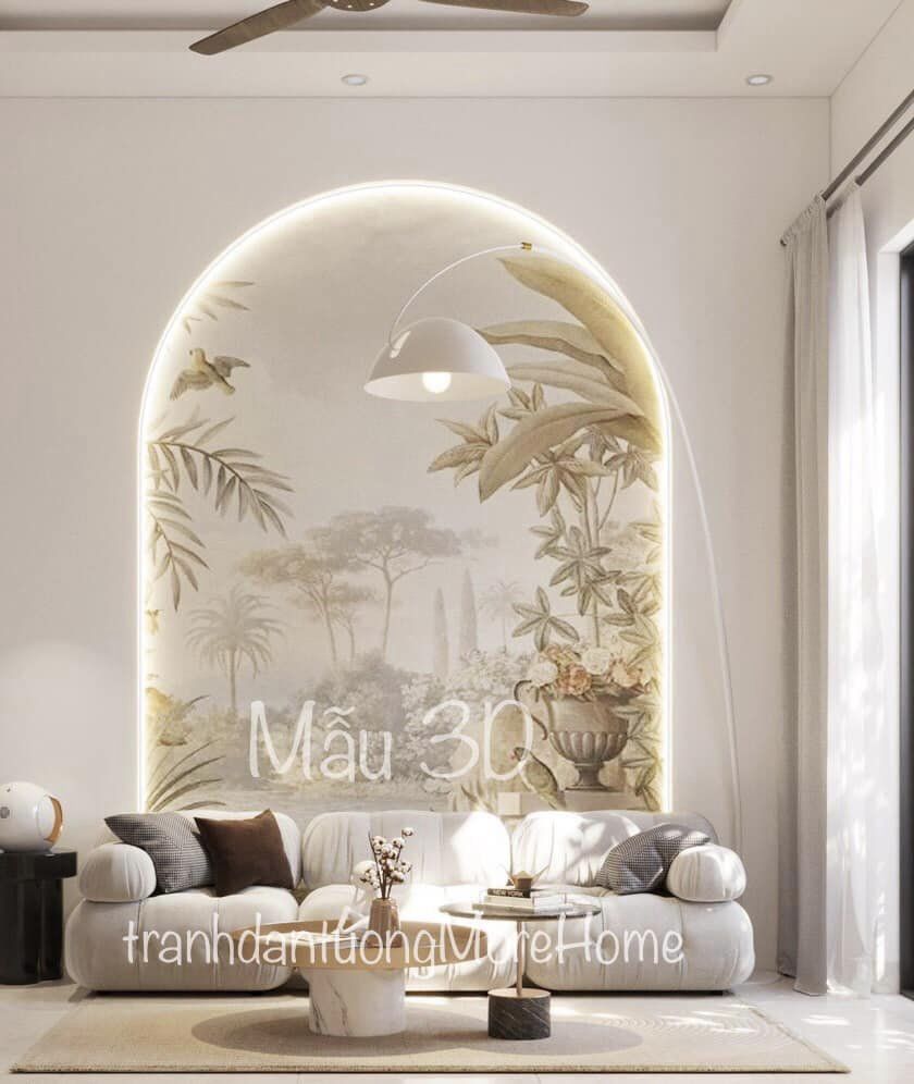 Các mẫu tranh dán tường Hàn Quốc đẹp và hiện đại